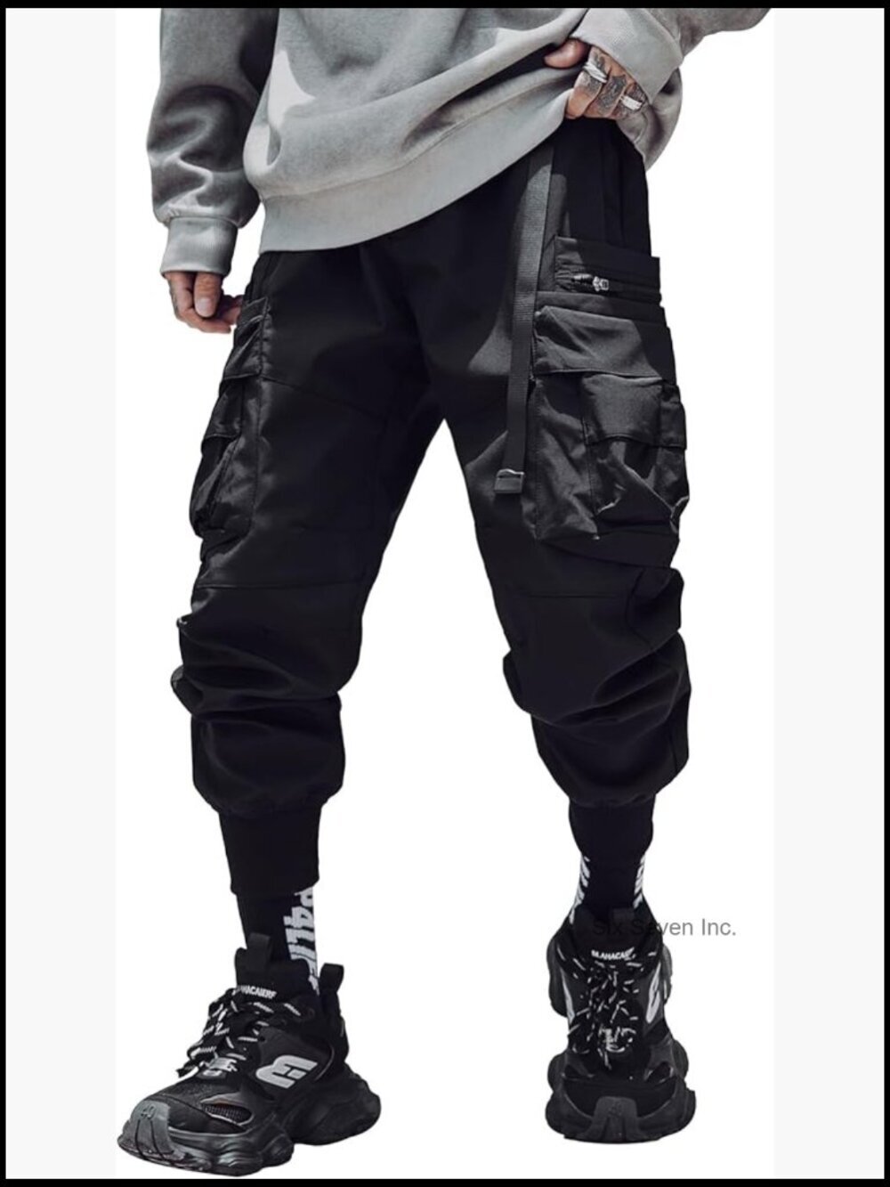 Techwear Cargo Jogger Pants for Men